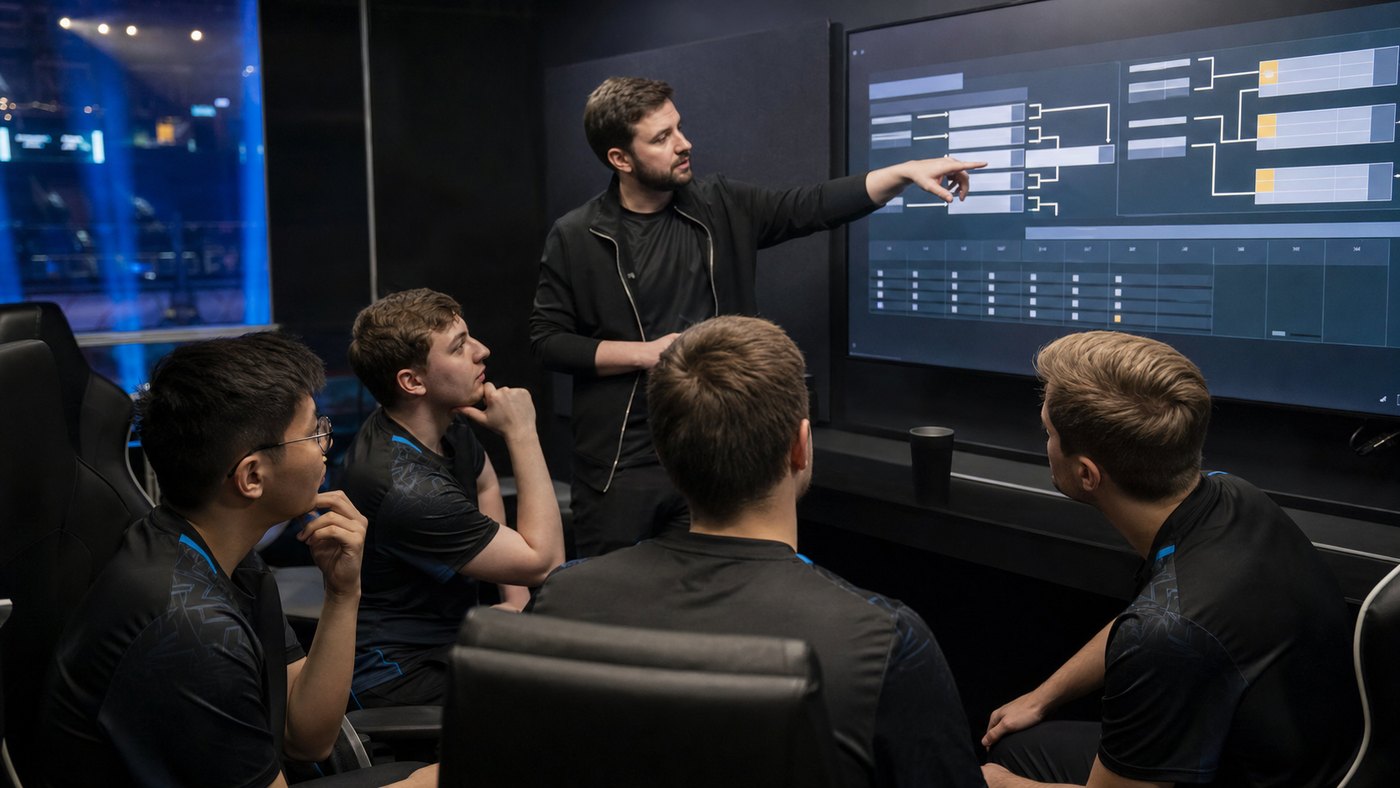 ทีม Esports กําลังตรวจสอบการแข่งขันเพลย์ออฟสองวัน